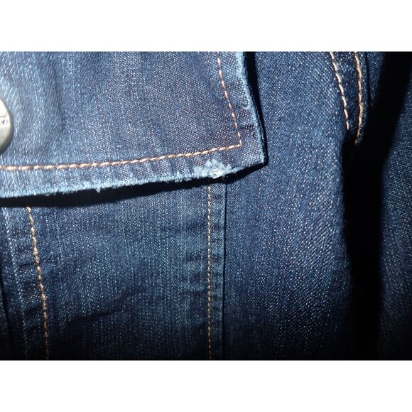 AG ADRIANO GOLDSCHMIED Denim Barn Jacket Women 4X Chore Outdoor Casual Button - Picture 5 of 8
